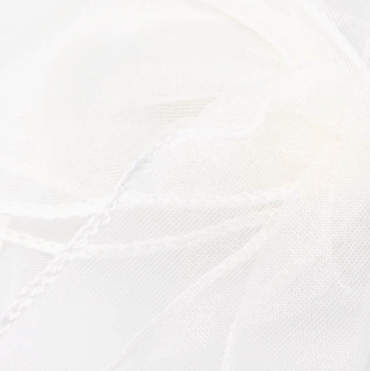 Large ivory chiffon bow hair clip by Molly & Rose; 100% polyester fabric bow with long flowing tails for occasion styling