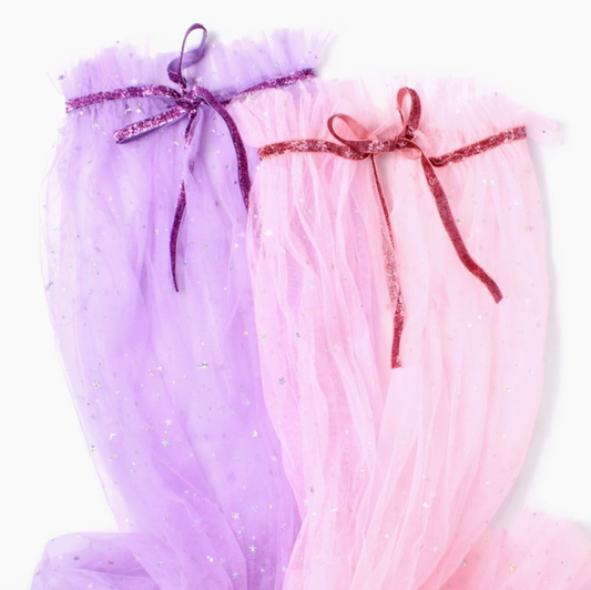 CHILDREN'S NET CAPE WITH RUFFLE COLLAR | MOLLY & ROSE