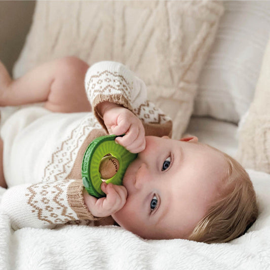 AVOCADO SILICONE TEETHER