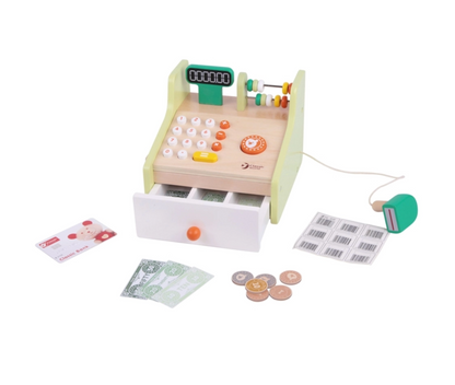WOODEN CASH REGISTER TOY | CLASSIC WORLD 