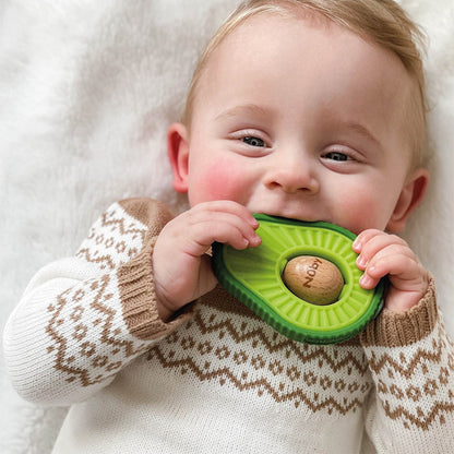 AVOCADO SILICONE TEETHER